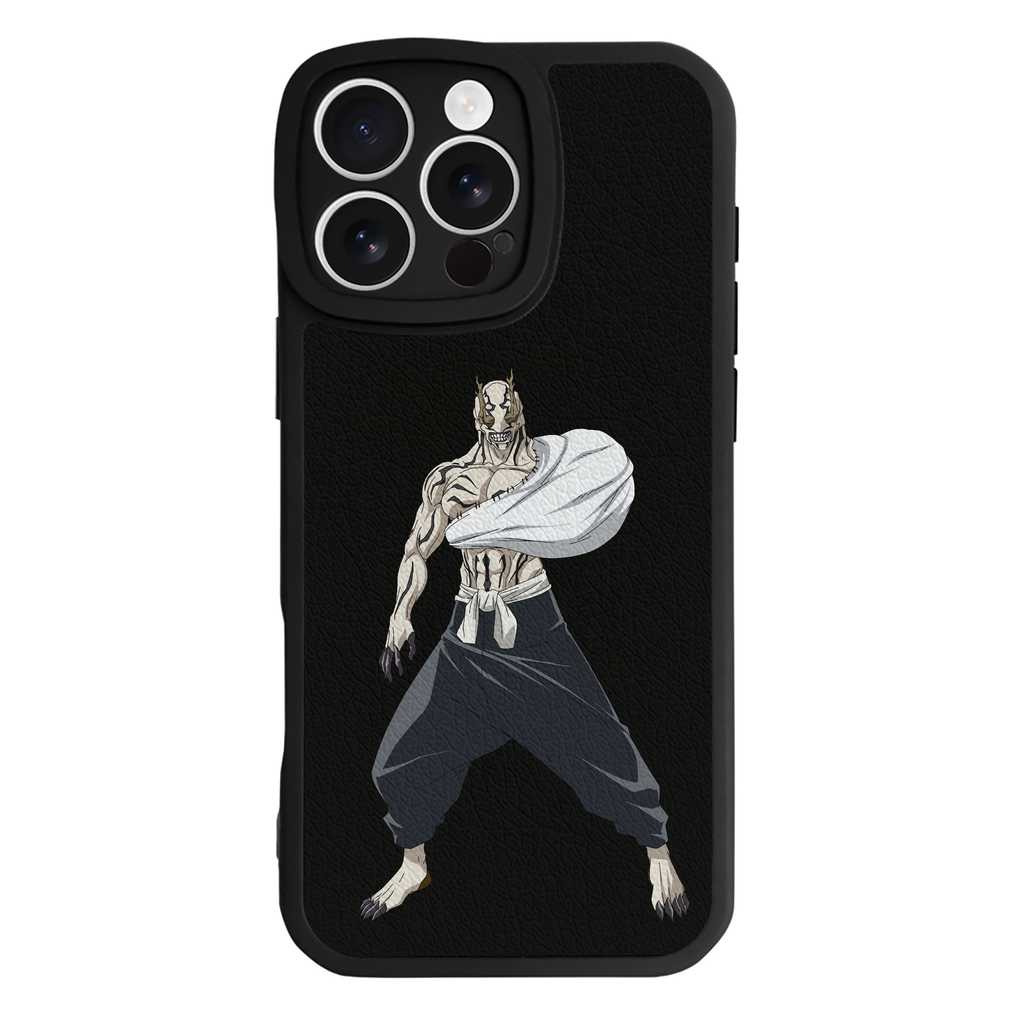 （画像用） 呪術廻戦 Jujutsu Kaisen 【iPhone 16シリーズ対応】シリコンスマホケース（レザー調） 材質：シリコン